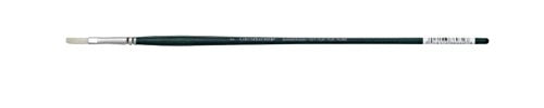 Grumbacher Gainsborough Flat Oil and Acrylic Brush, Hog Bristle, Size 2 (1271F.2) - size: 2