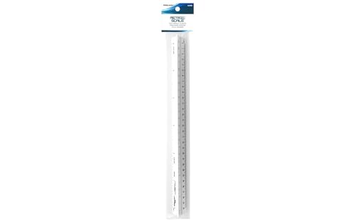 Pro Art Triangular Scale Scale Metric 12" White - style: Metric Scale 12-inch