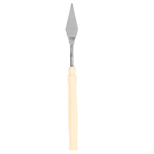 Palette Knife Set Stainless Steel 3PCS for Oil Acrylic Painting with Wood Handle Single Small Pointed Color Mixing Scraper