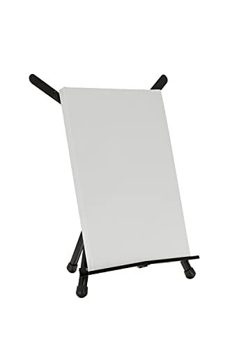 SoHo Urban Artist Black Aluminum Tabletop Easel Stand, Portable Easel for Display, Painting Canvas and More, Set of 2 - size: 2 Units