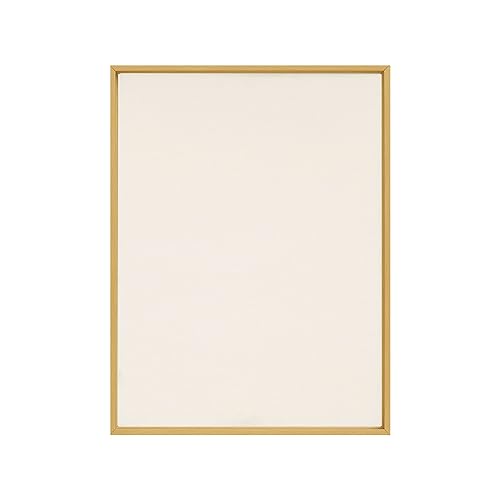 PIXY CANVAS Value Pack of 8x10 Stretched Canvas 1-1/2 (1.5) inch deep and Floater Frame for Your Paintings/Artwork/Wall Art/Wall Decor (Light Maple, 8 x 10 inch, Portrait) - color: Light Maple, size: 8 x 10 inch