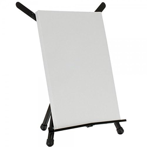 SoHo Urban Artist Black Aluminum Tabletop Easel Stand, Portable Easel for Display, Painting Canvas and More, Set of 12 - size: 12 Units