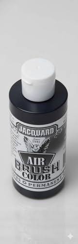 Jacquard Airbrush Color 4Oz Opaque Black - color: Opaque Black, size: 4 Fl Oz (Pack of 1)