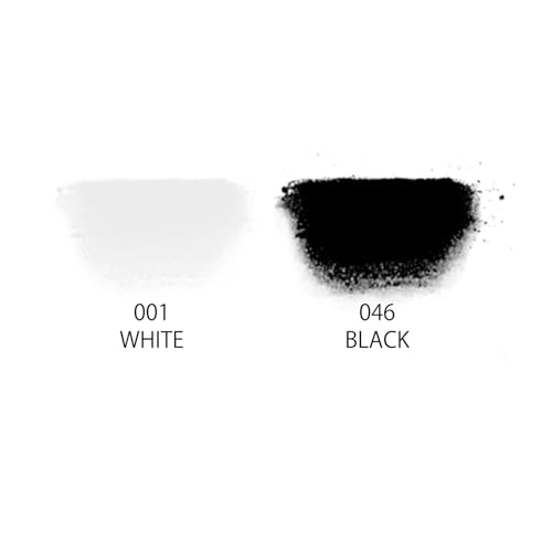 Artecho 12pcs Soft Pastels, 6 White and 6 Black | Square Chalk, For Drawing, Blending, Layering, Shading - style: white and black
