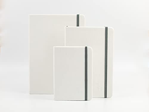Etchr A5 Portrait Sketchbook - Cold Press Mixed Media 100% Cotton - Hardcover Drawing Book 5.8”x8.3 with 52 Pages