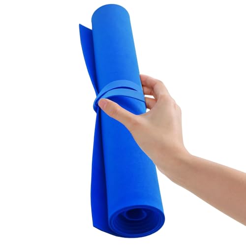 EVA Foam Roll | High Density 85kg/m3 | 2mm Thick | 48"x14" | Ideal for Cosplay, Crafts, DIY Projects (Blue 1pcs) - color: Blue 1pcs