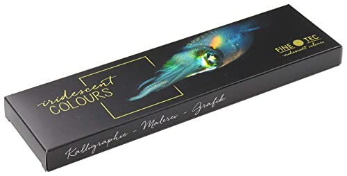 FINETEC Pearlescent Watercolour Set, Pixie Dust, 6 Count - style: Ilidescence 6 Colors