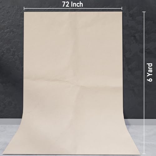 PHOENIX Unprimed Canvas Fabric by The Yard - 72 Inch x 6 Yard (18ft) 10 oz Heavy Duty Cotton Duck Cloth for Oil & Acrylic Painting, DIY Stretching and Professional Art Projects - size: 72" x 6 yard