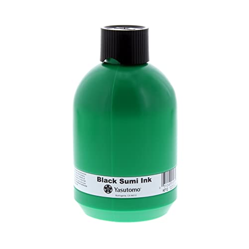 Yasutomo Black Sumi Ink (Bokuju) 12 oz.