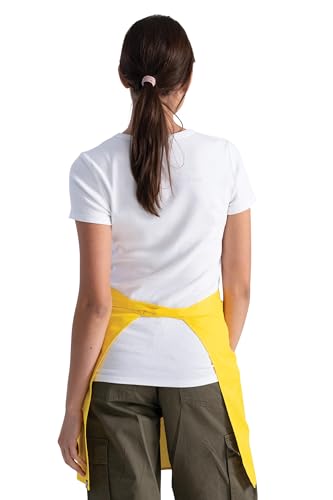 Chef Works Unisex Half Bistro Server Apron - color: Lemon