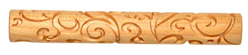 Wood Twig Rollers for Clay (TW-02 Curlicue) - color: TW-02 Curlicue
