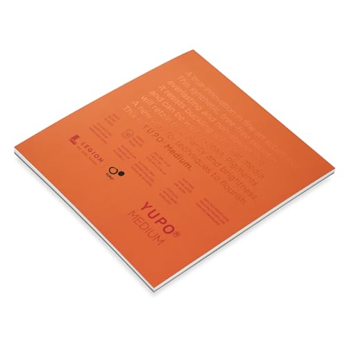 Legion Yupo Synthetic Paper Pad - 7" x 7", Bright White, 10 Sheets