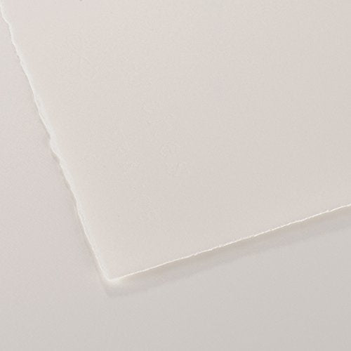 Arches 23 x 31 cm 300 GSM Hot Pressed Glued on 4 Sides Block Watercolour Paper - Natural White (Pack of 20 Sheets)