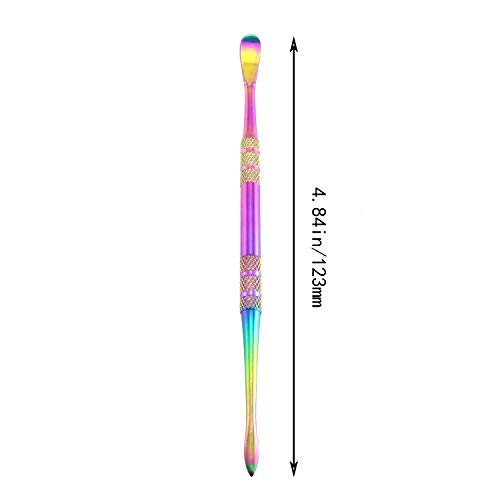 Maxmoral Rainbow Wax Carving Tool Stainless Steel Sculpting Modeling Tool - color: Rainbow