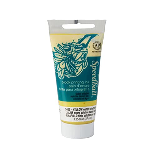 Part 2 | Block Printing Ink, 1.25oz. (Yellow) - color: Yellow