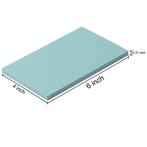 ZOENHOU 20 PCS 4 x 6 Inch Soft Rubber Stamp Carving Blocks, Colorful Linoleum Blocks for Linocut Printmaking, Stamp Making Craft Supplies - color: Multicolor