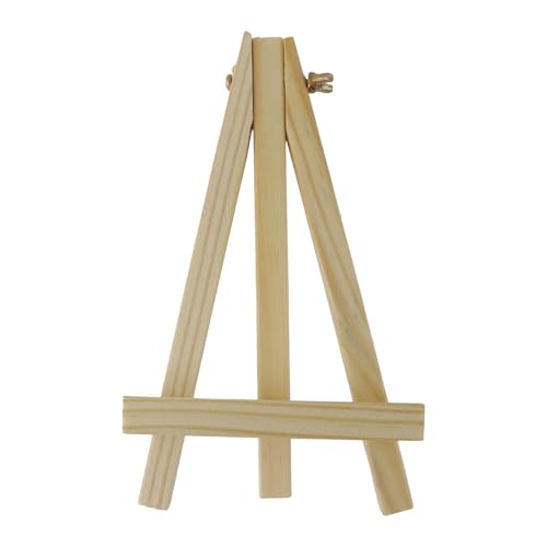4 Pcs Tabletop Easel,Easel for Painting 7.48 Inch Wooden Painting Stand for Art,and Crafts,Portable Canvas Photo Picture Sign Holder for Kids and Adults - size: 7.48"x4.33"/19x11 cm(LW)