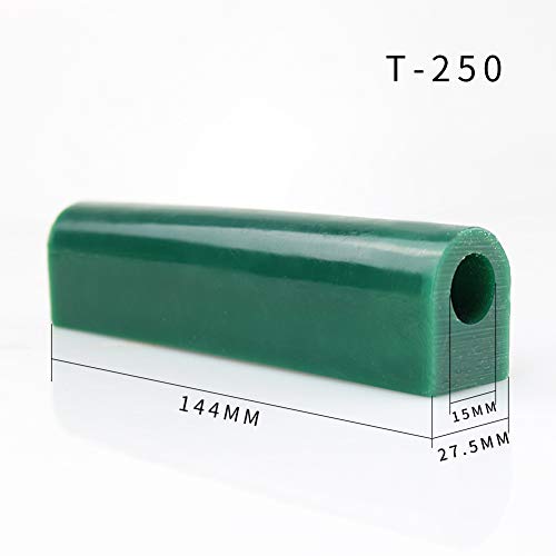 PHYHOO Green Hardness Wax Ring Tube Carving Jewelry Making Tool T250 - size: T250