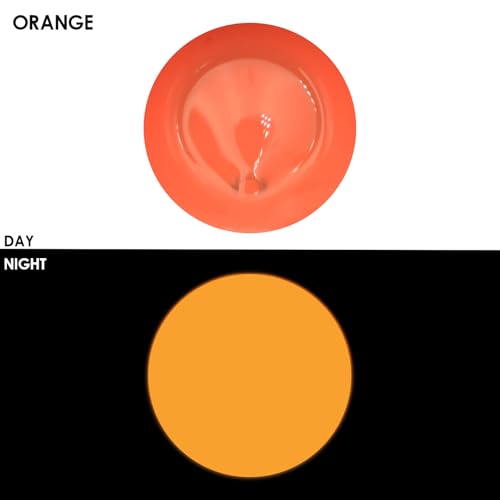 Artecho Fluorescent Orange Acrylic Paint 120ml /4.05oz Tube | Semi Glossy Finish, High Pigment Rich Color Craft Paint for Canvas, Fabric, Non-Toxic - color: Fluorescent Orange, size: 4.05 Fl Oz (Pack of 1)