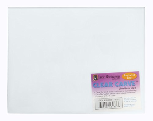 Jack Richeson 688006 Clear Carve Linoleum 6" X 8"