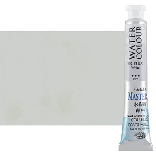 Marie's Masters Quality Watercolor Paint - Grayscale, 9 mL (Set of 6) - Concentrated Color, Pure Pigments, High Lightfastness Ratings - color: Grayscale