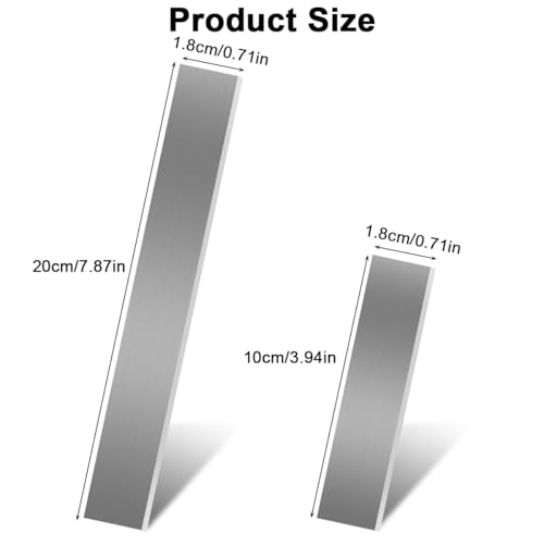 2 Pack Polymer Clay Cutters, 8 Inch & 4 Inch, Flexible Clay Cutter Blade, Stainless Steel Blade Cutting Slicing Tools for DIY Ceramic Shaping Modelling Sculpturing Supplies,2 Sizes (10cm &20cm) - size: 8 Inch & 4 Inch
