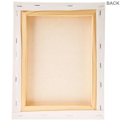 Hobby Lobby Super Value Blank Canvas Set (8" x 10" - 10 Pack) | Painting, Oil and Acrylic Compatible, Gesso Primed, Acid-Free, Archival Quality - style: 8"x10" - 10 Pack