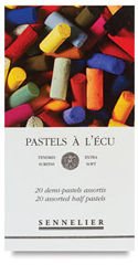 SENNELIER Extra-Soft French Pastel Professional Artist Box Set, 20-Colors