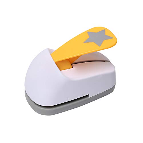 Craft Lever Punch 2 inch Star Paper Punch Five Point Star Professional Tool for Paper Crafting DIY Projects,Gifts,Stationery,Education,Greeting Cards Arts Fun Projects - color: Star 2