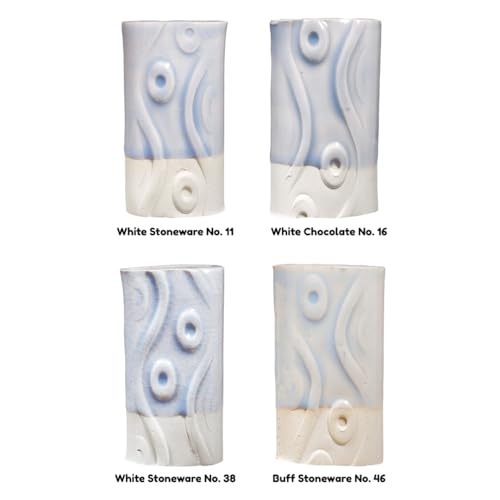 AMACO Celadon High Fire Gloss Glaze, 16 oz. (473 mL), C-23 Ice Blue | Transparent, Mixable Mid-High Fire Cone 5-6 (C) Liquid Ceramic Pottery Glaze for Bisque - color: C-23 Ice