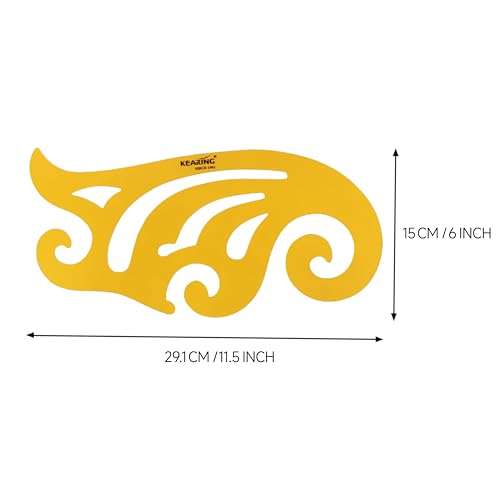 KEARING 1330 Single French Curve Ruler - Flexible Plastic Sewing Template - style: 1330(30CM)