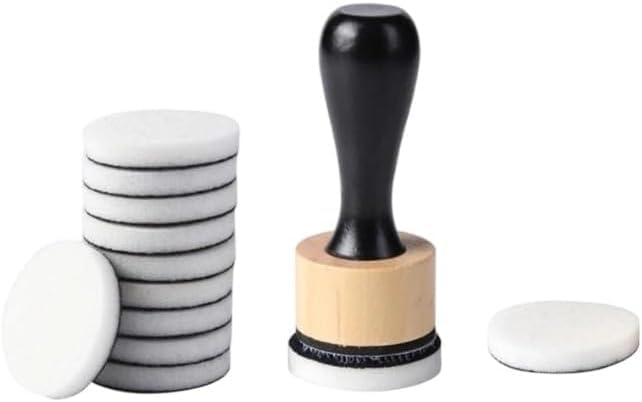Blending Tool Mini Round Ink Blending Tool Art Supplies for Distressing Blending and More Control of Ink Placement Compact No More Inky Fingers Ink and Versatile Inking Tools Drawing Art Blenders