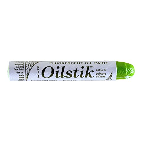 Jack Richeson Shiva Professional Oil Paint Oilstik, Fluorescent Green (121195)