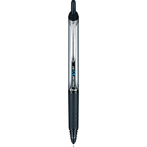 PILOT Precise V7 RT Liquid Ink Rollerball Pens, Black Ink Pens, 6-Pack - color: Black, size: 6 Count (Pack of 1)