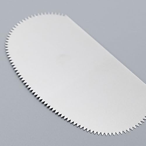 LannuMet 4 Pcs Stainless Steel Clay Scraper,Clay Sculpting Tools, Pottery Ribs Serrated Scraper Ceramic Tools for Ceramic Sculpture