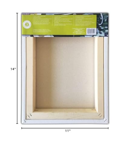 Artist's Loft Level 3 Gallery Wrapped Heavy Duty Canvas - size: 11 x 14