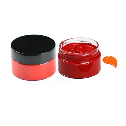 DGAGA Metallic Acrylic Paint,Metallic Red Paints,1.69 OZ/Jar,Chalk Paste Metallics,Metal Ink for Crafts Color-shifting Glass Paint,Blendable,Paints on Rocks,Wood,Canvas,Fabric,Ceramic - color: Metallic Red Paint