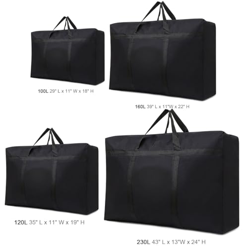 Heavy Duty Storage Bag with Handles for Moving & Storage (26Gal - 1 Pack) - size: 26Gal/100L