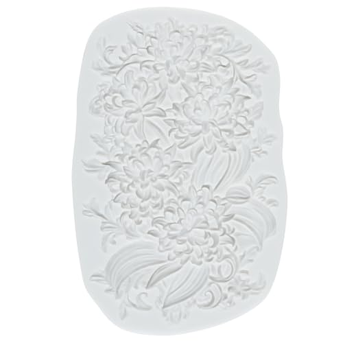 Chrysanthemum Flower Polymer Clay Molds Chrysanthemum Silicone Mold - color: Style W