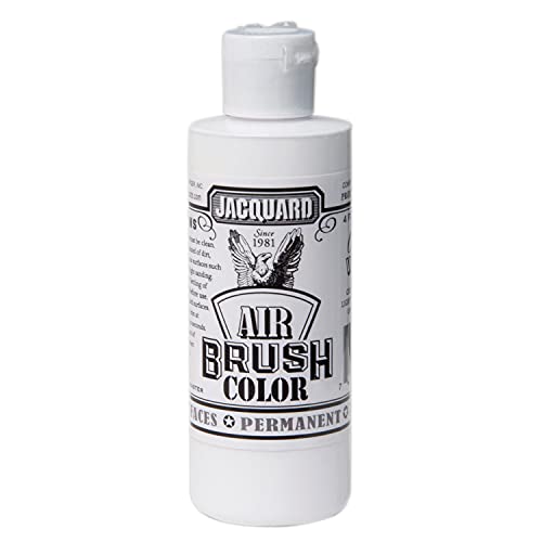 Jacquard Airbrush Color 4Oz Opaque White - color: Opaque White, size: 4 Fl Oz (Pack of 1)