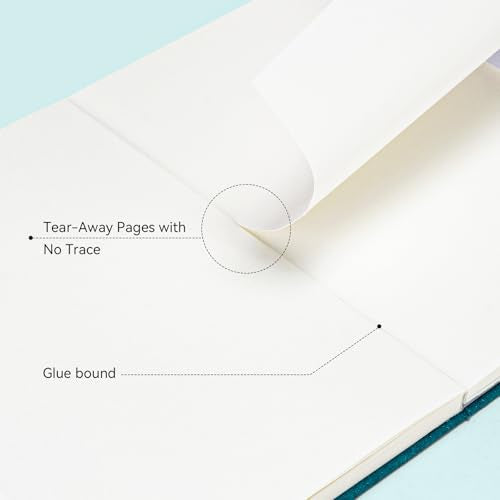 Arrtx A5 Premium Sketch Book, 120 Pages, 180 GSM | Hardcover, Thick Acid-Free Drawing Paper. Ideal for Artists, Students, and Professionals. - color: Blue
