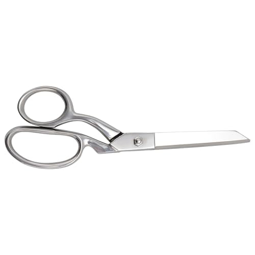 Westcott 8-Inch Forged Heavy Duty Bent Fabric Scissors, Precision-Ground Knife-Edge Blades for Seamless Cutting, Perfect for Sewing, Crafts, and Office - size: 8-Inch Bent