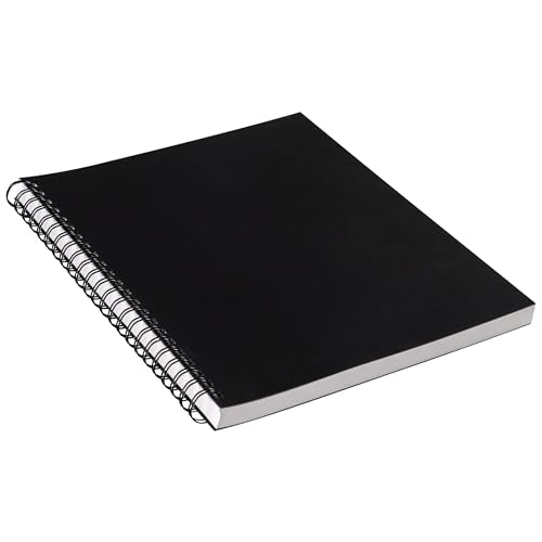 UCreate Poly Cover Sketch Book, Heavyweight, 9" x 12", Black, 75 Sheets - style: Black; 9" x 12"