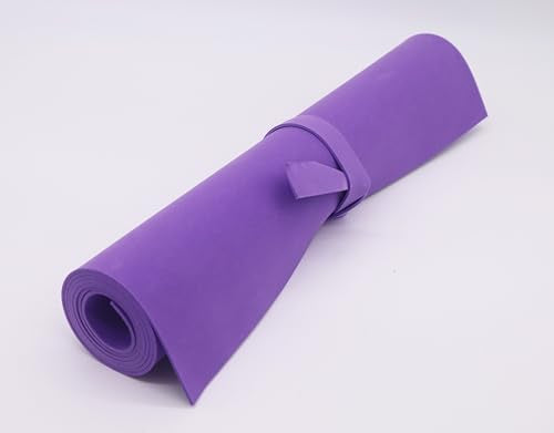 OISAKLD Purple EVA Foam 2mm-10mm 13.7"×39" Craft Foam Sheet 74 kg/m³ EVA Foam Cosplay for Craft Model Cosplay 2mm - color: Purple, size: 2mm -Thickness