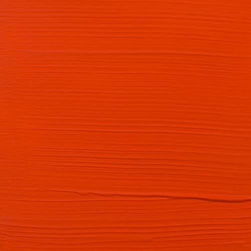 Amsterdam Standard Series Acrylic Paint Tube, Vermilion 311, 4 fl oz | Vibrant Color with Acrylic Resin Binder, High Lightfastness, Water-Based, Strong Coverage, Visible Brush Strokes - color: Vermilion, size: 4.05 Fl Oz (Pack of 1)