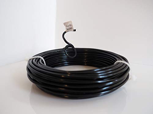 Anodized Aluminum 3.5mm Bonsai Training Wire 250g Large Roll (30 feet) - Choose Your Size and Color (3.5mm, Black) - color: Black, size: 3,5 mm