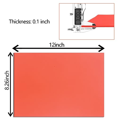 Rubber Stamp Sheets for Laser Engraving Machine, 2 PCS A4 Size Engraving Soft Rubber Mats for Laser Cutter to Make Rubber Stamps, Ink Stamp Pads Engraving Tools & Supplies (Orange) - color: Orange