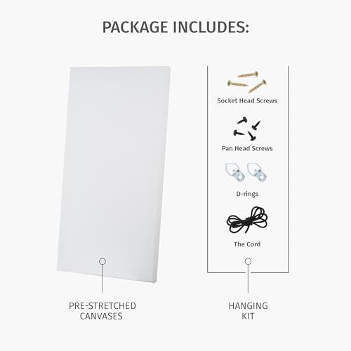 Value Pack of 1 Stretched Canvas 10x12 inch, 3/4 (0.75) inch deep for Your Paintings/Artwork/Wall Art/Wall Decor (Pack of 1 Canvas, 10 x 12 inch, Portrait) - size: 10 x 12 inch, style: Pack of 1