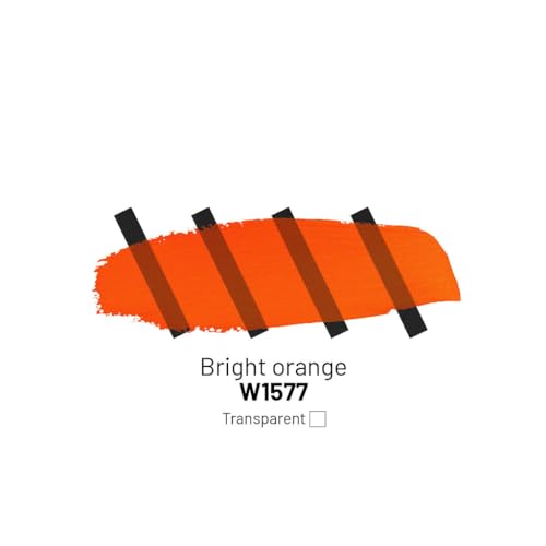KAMENSKAYA Acrylic Inks for Artists - Bright Orange Acrylic Ink, 3.38 Fl Oz (100 ml) - color: Bright Orange