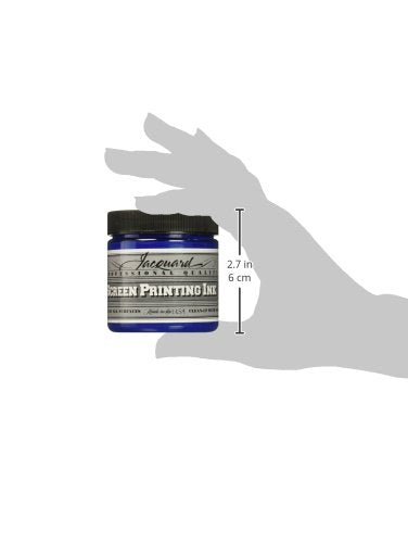 Jacquard Professional Screen Print Ink, Water-Soluable, 4oz Jar, Process Cyan (142)